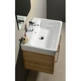 SAND Ceramic Washbasin 60x50 cm, blanc ExtraGlaze
