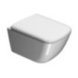 SAND Soft Fermer siège de toilette, blanc/chrome