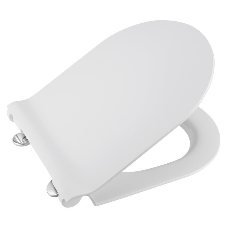PURA/KUBE X/NORM Soft Fermer siège de toilette, SLIM, blanc/chrome PURA/KUBE X/NORM Soft Fermer siège de toilette, SLIM, blanc/chrome