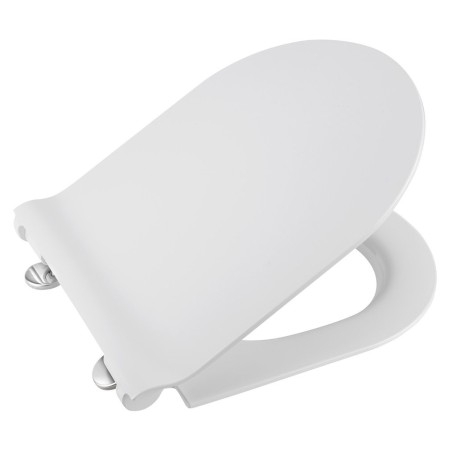 PURA/KUBE X/NORM Soft Fermer siège de toilette, SLIM, blanc/chrome