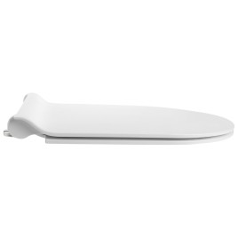 PURA/KUBE X/NORM Soft Fermer siège de toilette, SLIM, blanc/chrome