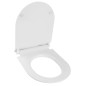 PURA/KUBE X/NORM Soft Fermer siège de toilette, SLIM, blanc/chrome PURA/KUBE X/NORM Soft Fermer siège de toilette, SLIM, blanc/chrome