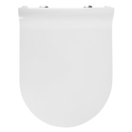 PURA/KUBE X/NORM Soft Fermer siège de toilette, SLIM, blanc/chrome