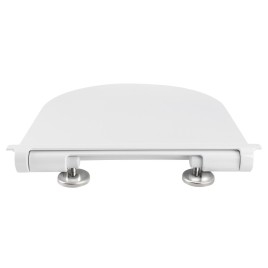 PURA/KUBE X/NORM Soft Fermer siège de toilette, SLIM, blanc/chrome
