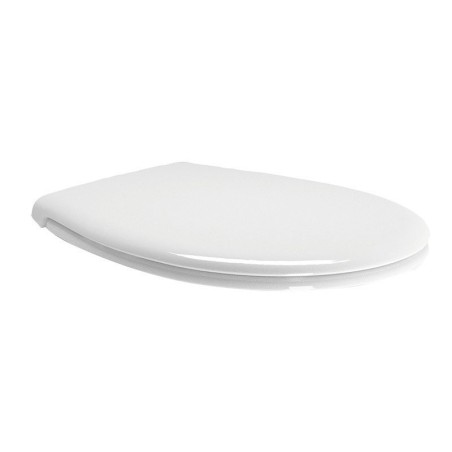 CLASSIC Doux Fermer siège de toilette, blanc/chrome