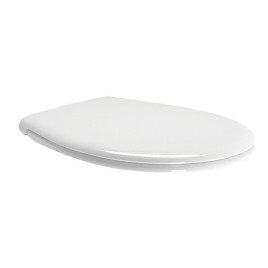 CLASSIC Doux Fermer siège de toilette, blanc/chrome