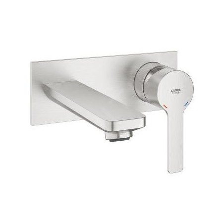 Grohe Lineare - Mitigeur de lavabo M encastré, installation 2 trous, supersteel 19409DC1