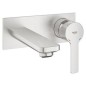 Grohe Lineare - Mitigeur de lavabo M encastré, installation 2 trous, supersteel 19409DC1