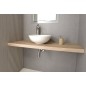 AVICE MDF Washbasin Countertop 80x50cm, chêne rover