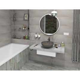 AVICE MDF Washbasin Countertop 100x50cm, chêne rover