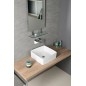 AVICE MDF Compteur de lavabo 120x50cm, chêne rover
