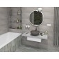 AVICE MDF Compteur de lavabo 120x50cm, chêne rover