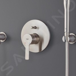 Grohe Lineare - Mitigeur de baignoire encastré, supersteel 19297DC1