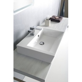 AVICE MDF Washbasin Countertop 170x50cm, chêne ancien