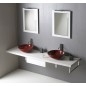 AVICE MDF Washbasin Countertop 190x50cm, chêne ancien