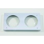 Ideal Standard Archimodule - Petit cadre à distance pour rosette à 2 trous (83 x 166 mm) (10 mm), chrome A963765AA