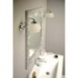VerITA plafond lumière E27, 40W, 230V, chrome