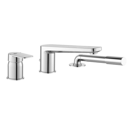 Ideal Standard Tonic II - Mitigeur pour le bord de baignoire, montage à 3 trous, chrome A6348AA