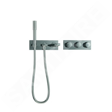 Ideal Standard Archimodule - Set de douche avec thermostat de baignoire encastré, chrome A1559AA