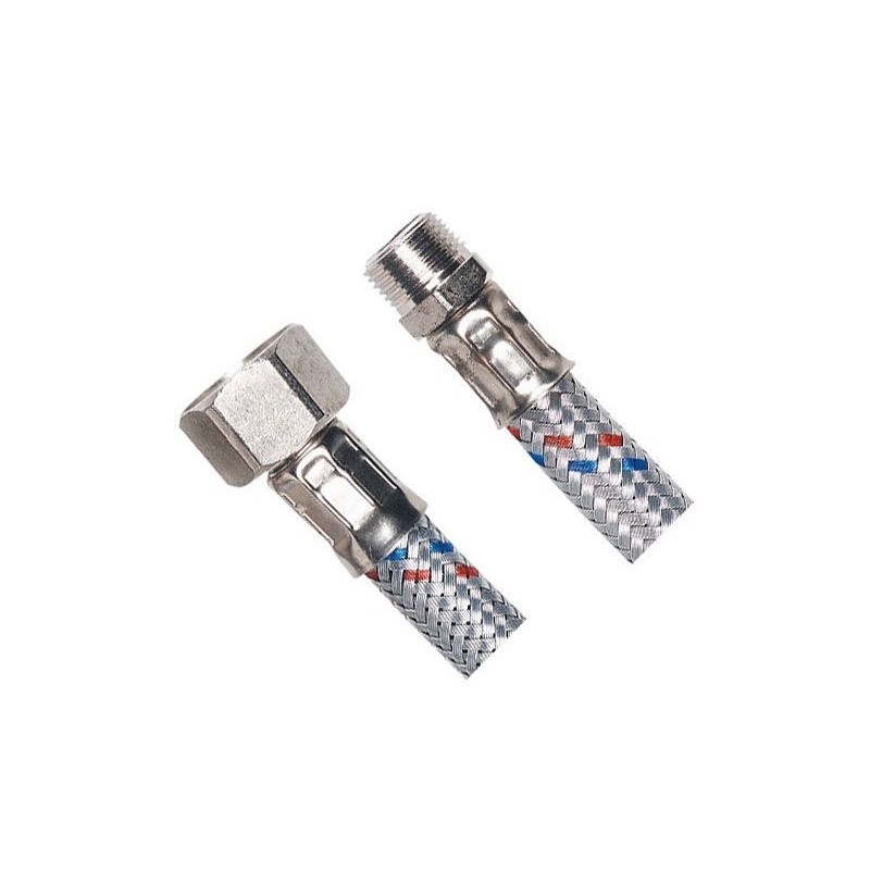Poignée flexible en acier inoxydable FxM 3/8"x3/8", (L) 30cm