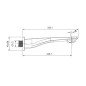 Cersanit Mille - Bonde de baignoire, chrome S951-711