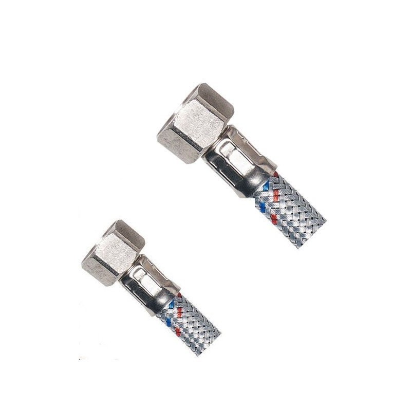 Poignée flexible en acier inoxydable FxF 3/8"x1/2", (L) 40cm