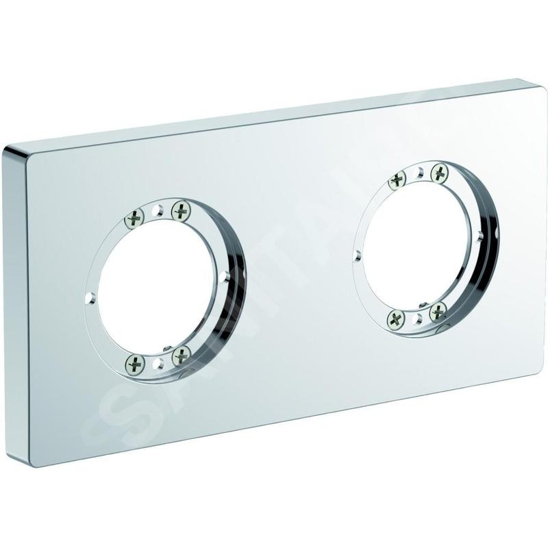 Ideal Standard Archimodule - Rosette de revêtement à 2 trous 83 x 166 mm, chrome A1505AA