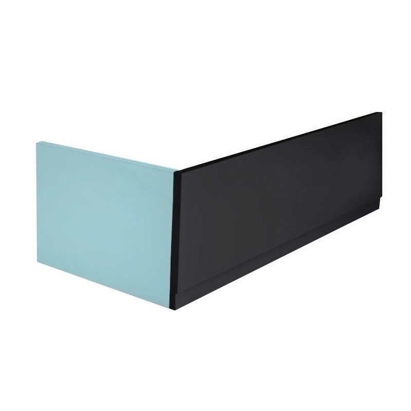 Panneau frontal 160x59cm, noir mat, droit