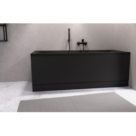 Panneau frontal 160x59cm, noir mat, droit