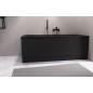 Panneau frontal 160x59cm, noir mat, droit