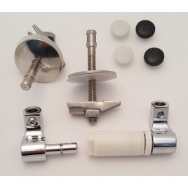 Charnières douces pour couvercle mince pour urinal MS86SN11, MSORN, chrome