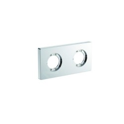 Ideal Standard Archimodule - Rosette de revêtement à 2 trous 83 x 166 mm, chrome A1505AA