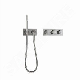 Ideal Standard Archimodule - Rosette de revêtement à 3 trous 83 x 249 mm, chrome A1506AA