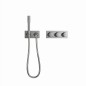 Ideal Standard Archimodule - Rosette de revêtement à 3 trous 83 x 249 mm, chrome A1506AA
