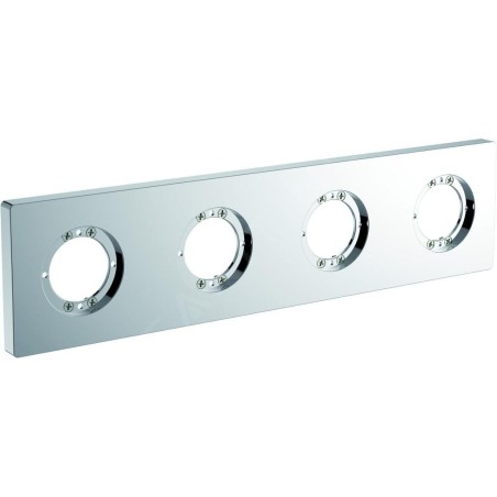 Ideal Standard Archimodule - Rosette de revêtement à 4 trous 83 x 332 mm, chrome A1507AA