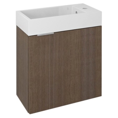 LATUS IV Cabinet de bassin 49,5x50x25 cm, Rustique de pin