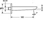 Hansa Ligna - Bec déverseur, chrome 06822102