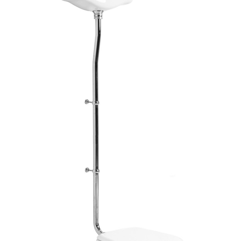 WALDORF Tube Cistern de haut niveau, chrome