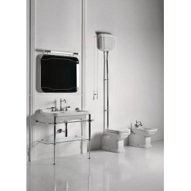 WALDORF Tube Cistern de haut niveau, chrome