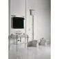 WALDORF Tube Cistern de haut niveau, chrome