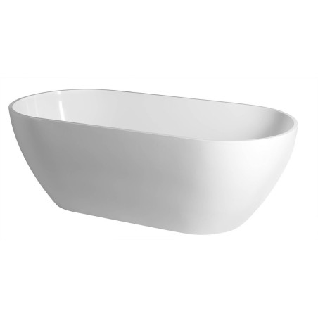 REDUTA Cast Marble Bain de qualité 171x81x46cm, Blanc