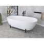 REDUTA Cast Marble Bain de qualité 171x81x46cm, Blanc