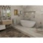 REDUTA Cast Marble Bain de qualité 150x75x46cm, Blanc