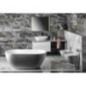 REDUTA Cast Marble Bain de qualité 150x75x46cm, Blanc