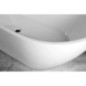 REDUTA Cast Marble Bain de qualité 150x75x46cm, Blanc