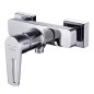 Cersanit Mille - Set de mitigeur de lavabo et de baignoire avec accessoires, chrome S952-004