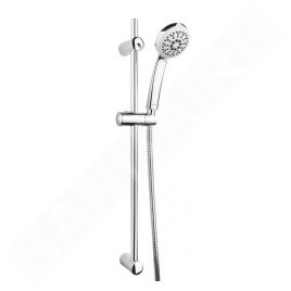 Cersanit Mille - Set de mitigeur de lavabo et de baignoire avec accessoires, chrome S952-004