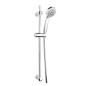 Cersanit Mille - Set de mitigeur de lavabo et de baignoire avec accessoires, chrome S952-004