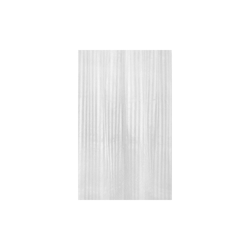 Rideau de douche 180x200cm, PE, blanc
