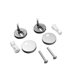 Montage avec ancre en plastique d'extension pour 1703-458, poignée en acier inoxydable, 2 pcs